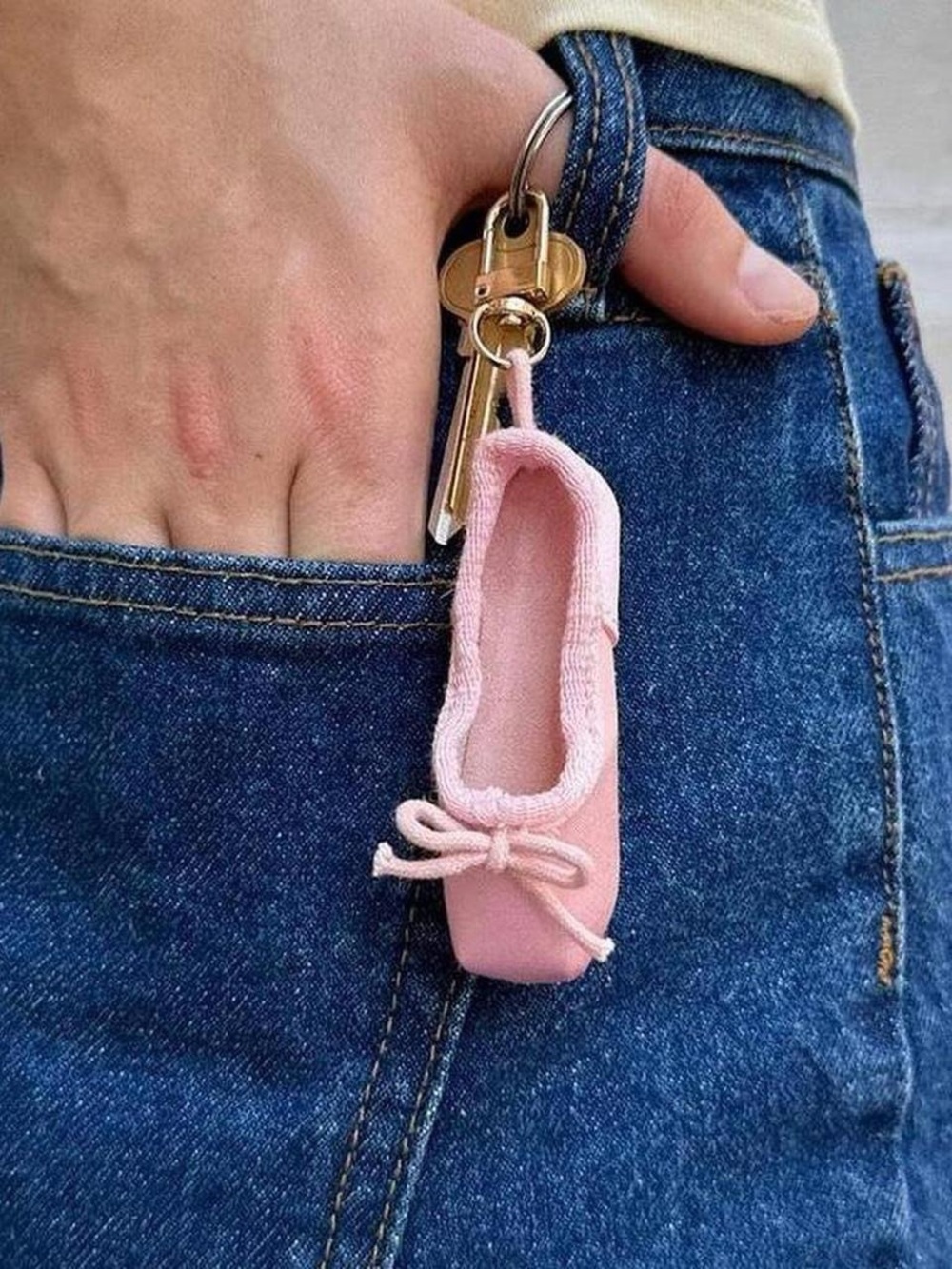 NWT Brandy Melville Ballet Flat Keychain